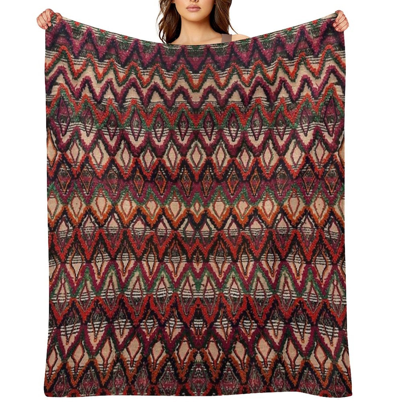 Pattern Design Wrinkle-free Throw Blanket
