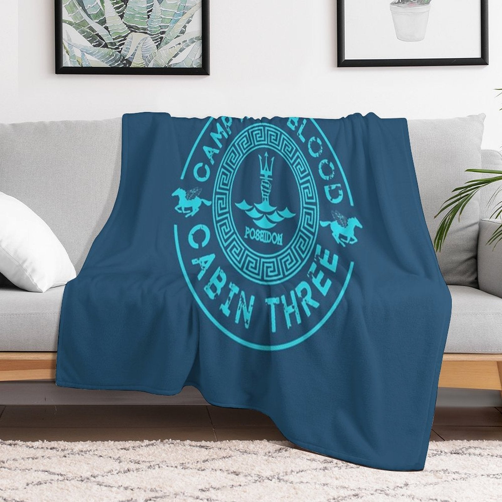 Camp Half Blood - Half Gift-ready Throw Blanket