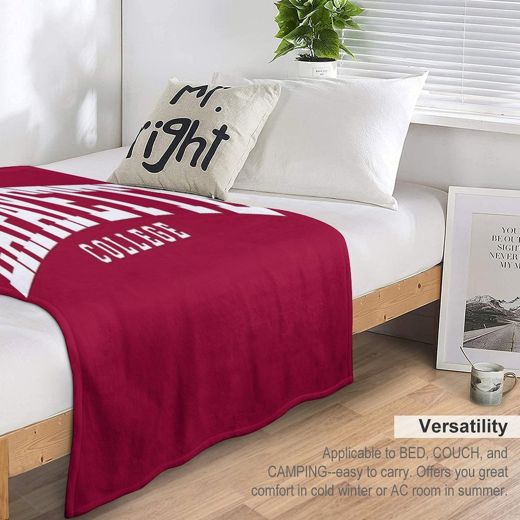 Lafayette - College Font Curved Machine-washable Throw Blanket