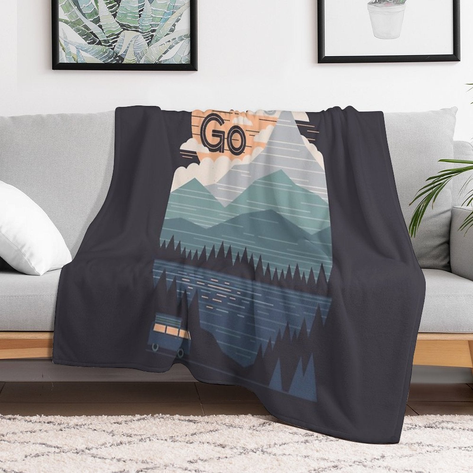Let's Go Comfort Throw Blanket