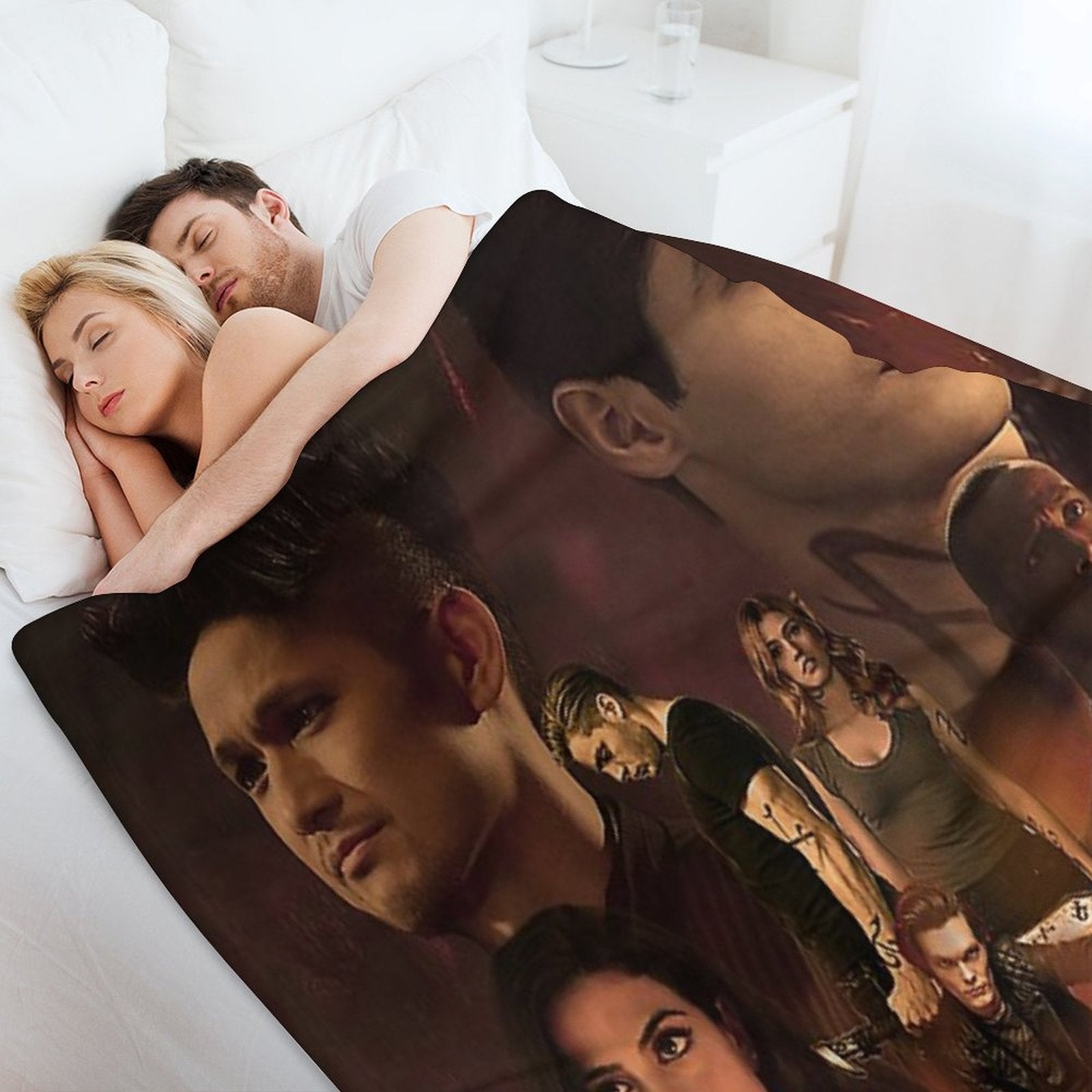 SHADOWHUNTERS POSTER Sustainable Throw Blanket