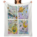 Fairy Lights Series  Inspired by The Amazing Devil Plush Throw Blanket