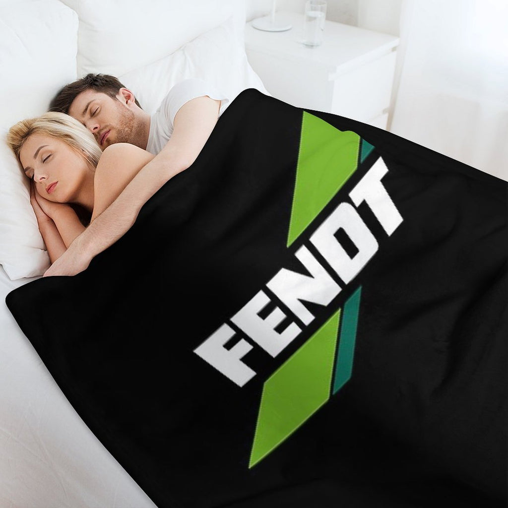 BEST SELLER - Fendt Tractors Logo Merchandise Essential Sustainable Throw Blanket