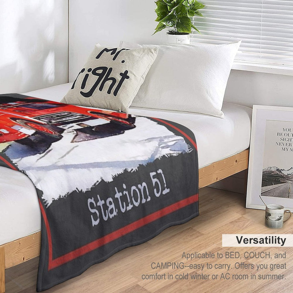Station 51, Emergency TV Show Gift-ready Throw Blanket