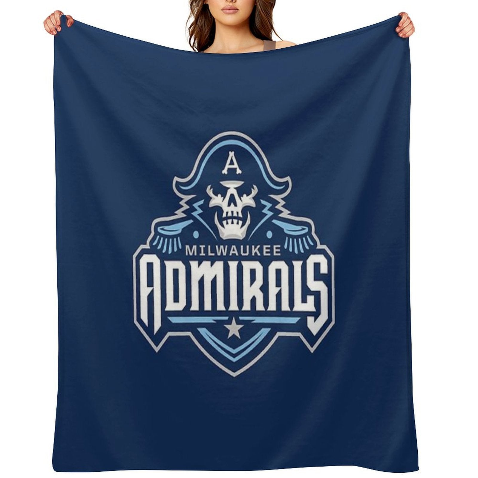 Cool Admirals Icon Easy Care Throw Blanket