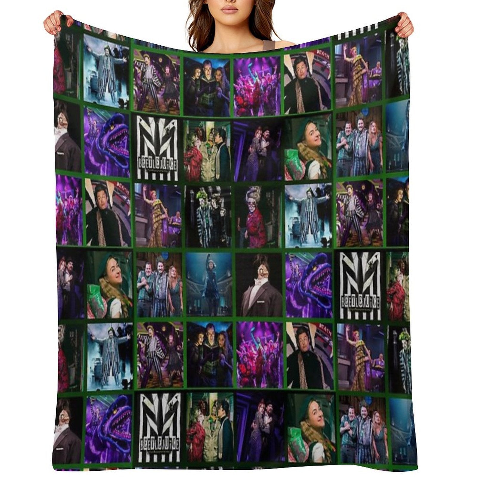 Beetlejuice Musical Wrinkle-free Throw Blanket