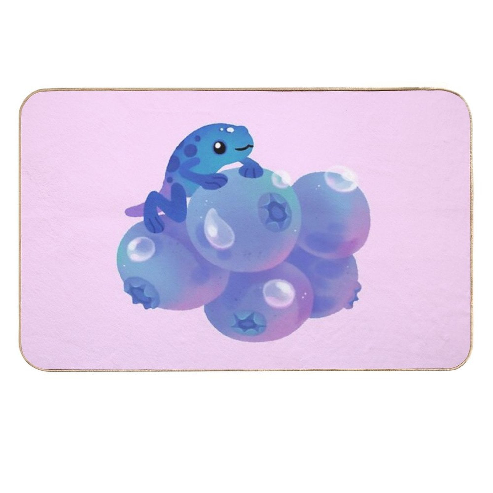 Blueberry Poison Yogurt 1  High-Traffic Bath Mat