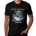 Gremlins Scary Christmas Poster Retro Holiday Movie  Easy-care T-Shirt