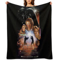 The Vintage Movies Episode III Poster Plush Throw Blanket
