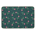 Roses in Circles  High-Traffic Bath Mat