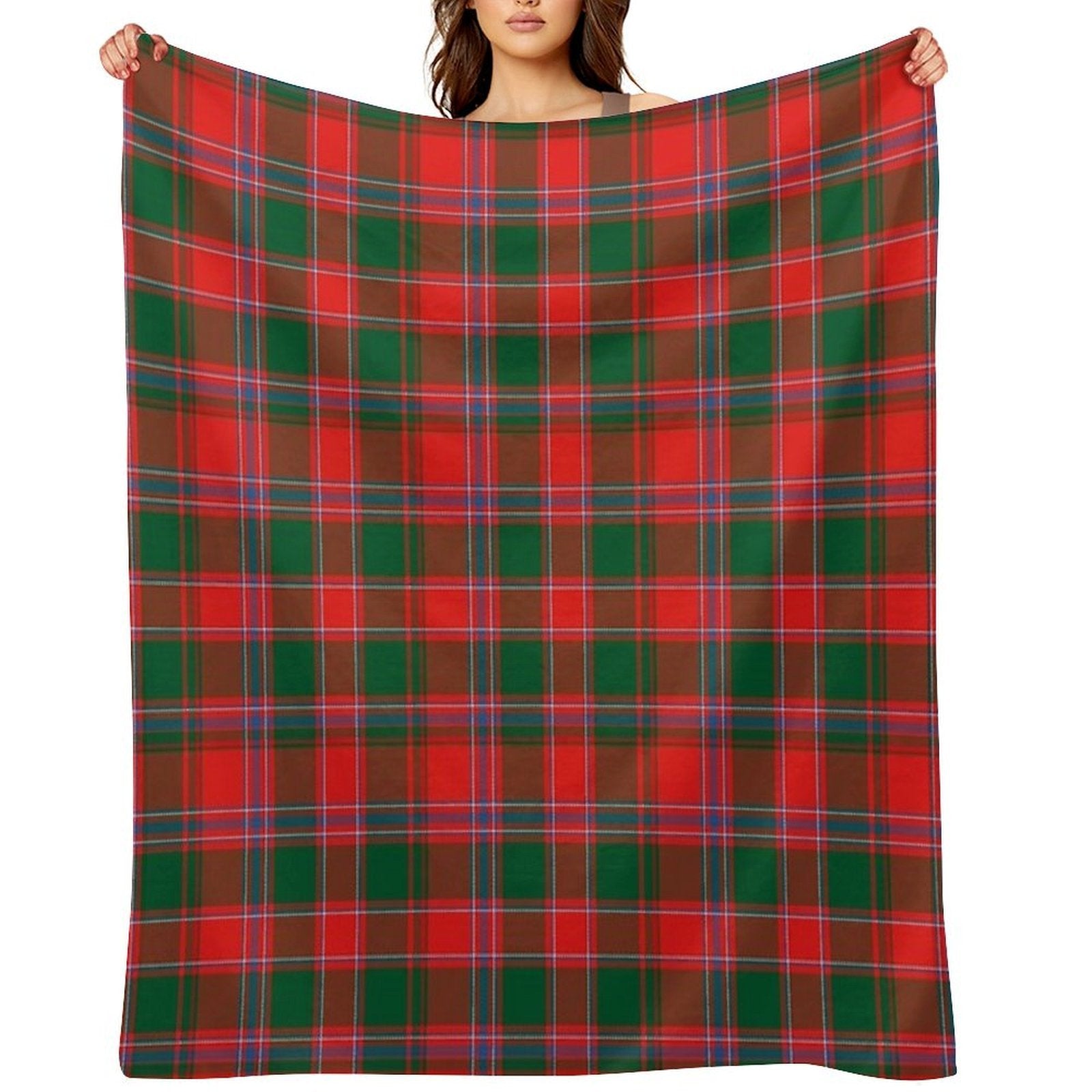 Clan Dalziel Tartan Anti-pilling Throw Blanket