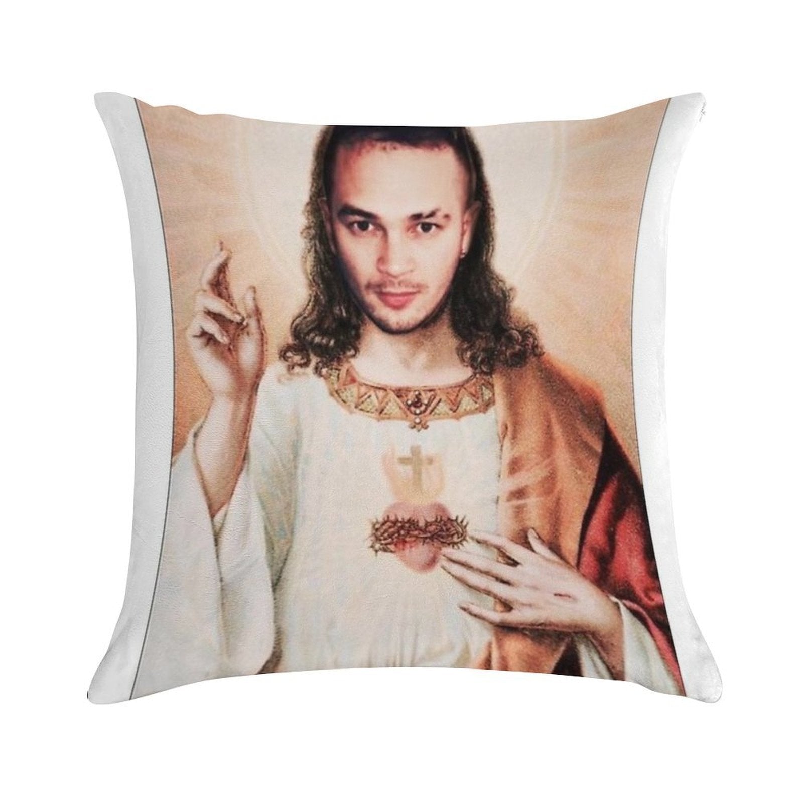 Jul Christ Soft Multiple Sizes Throw Pillow