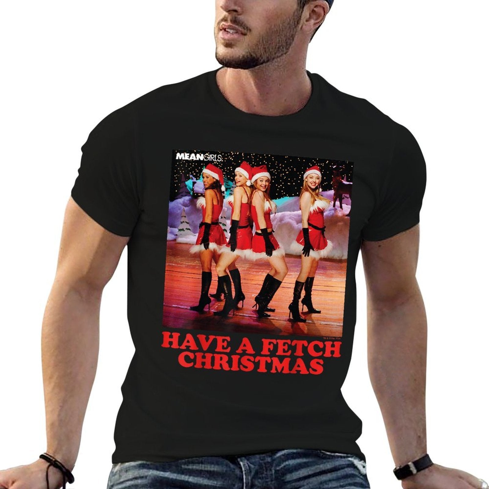 Mean Girls - Fetch Christmas Santa Outfit  Durable T-Shirt