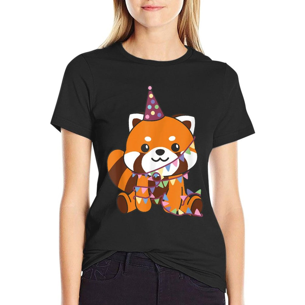 Red Panda Birthday for Children A Birthday Red Panda  Relaxed-fit T-Shirt