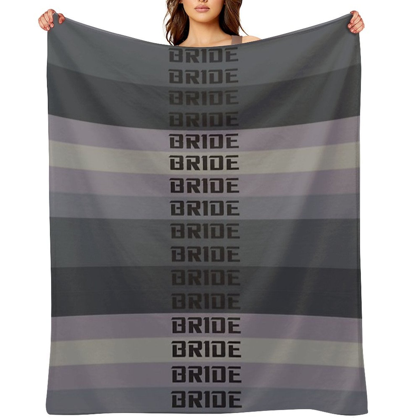 BRIDE JDM MATERIAL Eco-conscious Throw Blanket