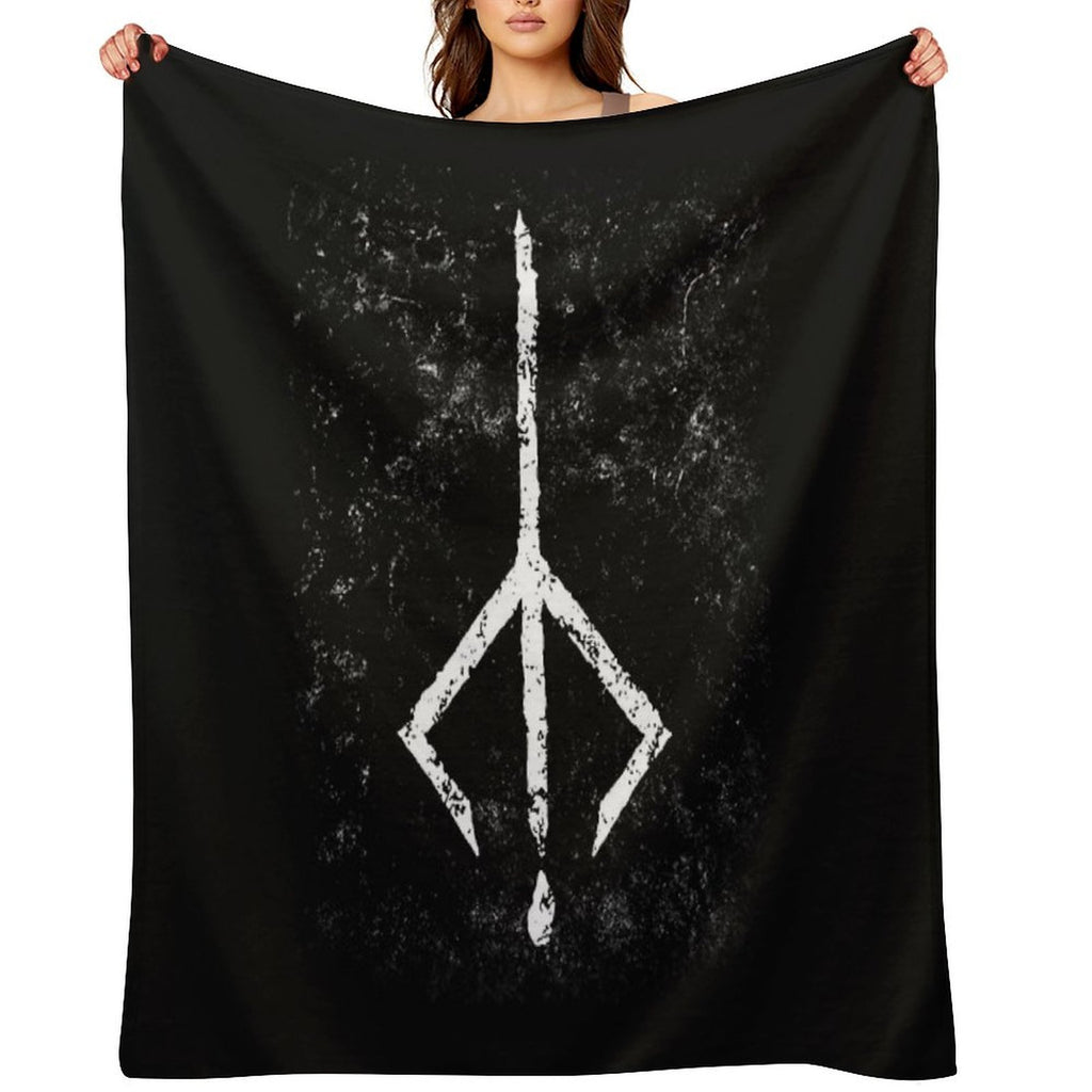 Bloodborne Game Hunters Mark -new Sustainable Throw Blanket