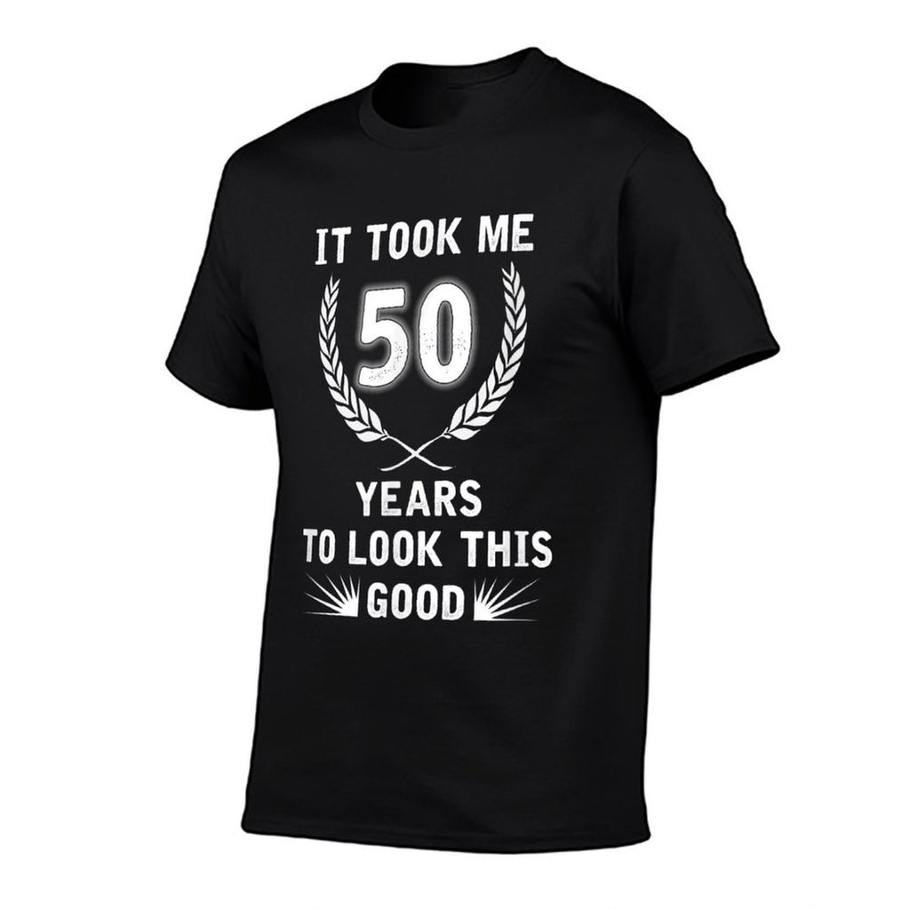 It Took Me 50 Years To Look This Good Gifts 50th Birthday  Oversized Silhouette T-Shirt