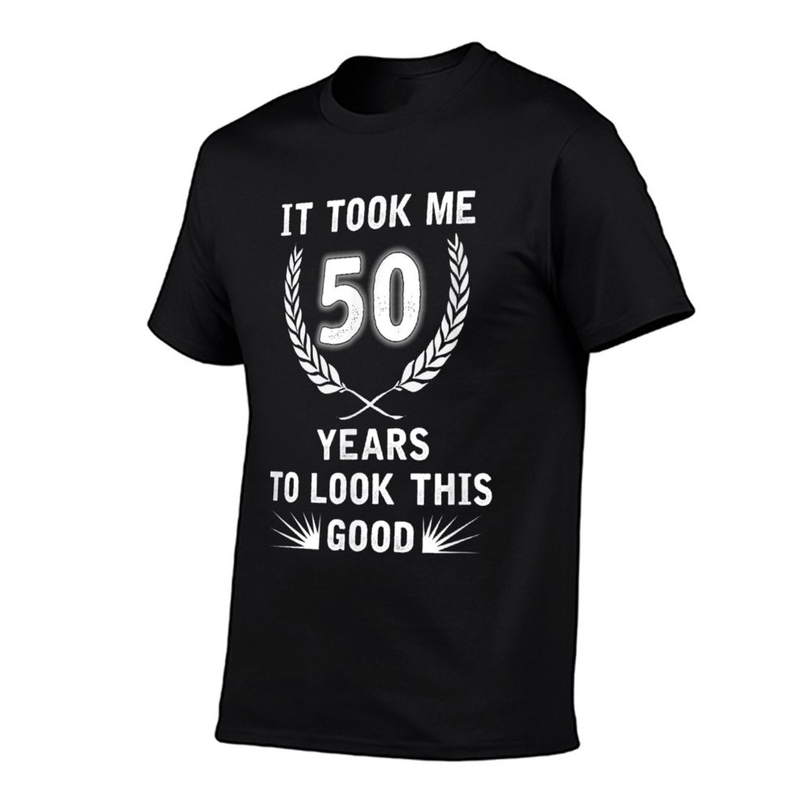 It Took Me 50 Years To Look This Good Gifts 50th Birthday  Oversized Silhouette T-Shirt
