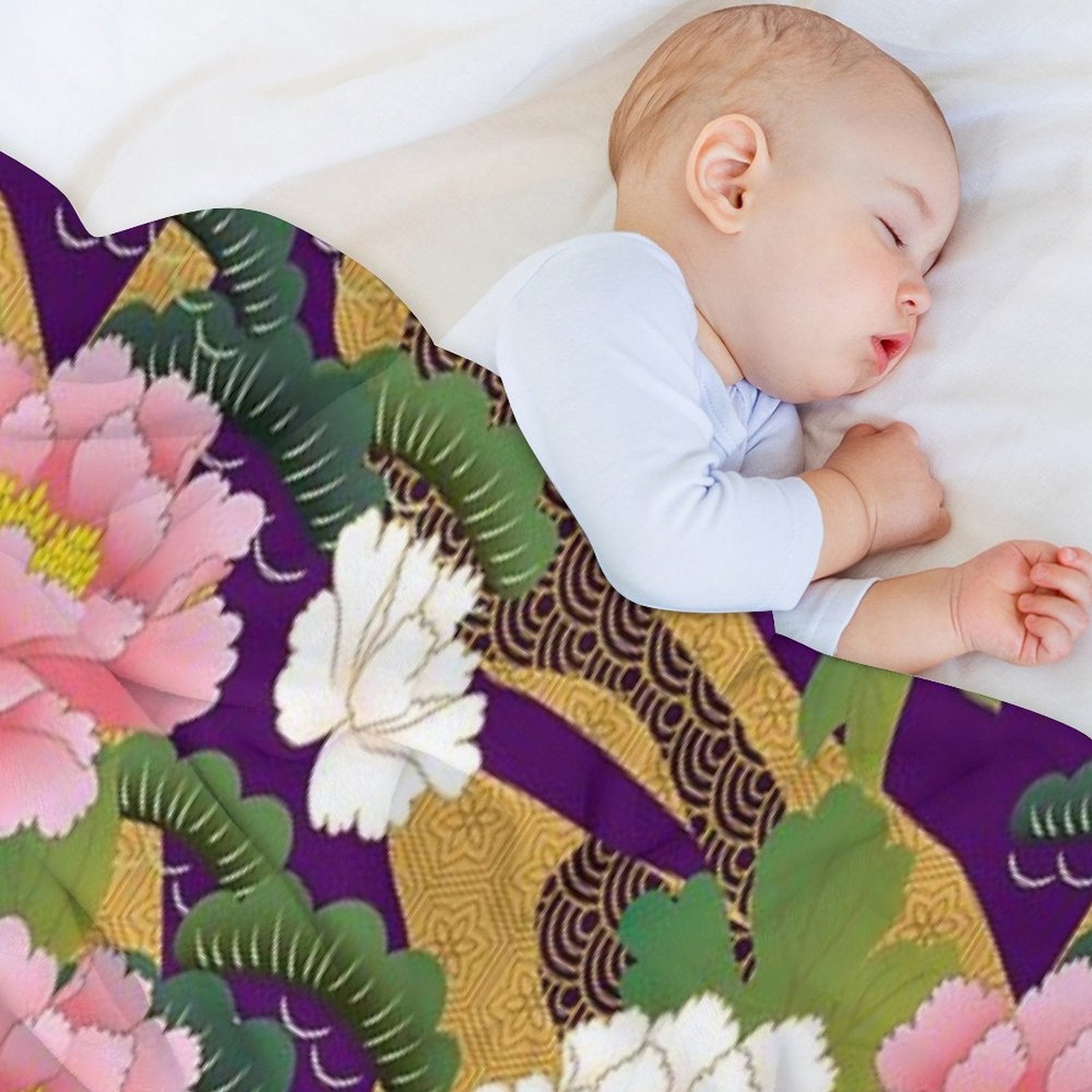 Peony 3 Gift-ready Throw Blanket