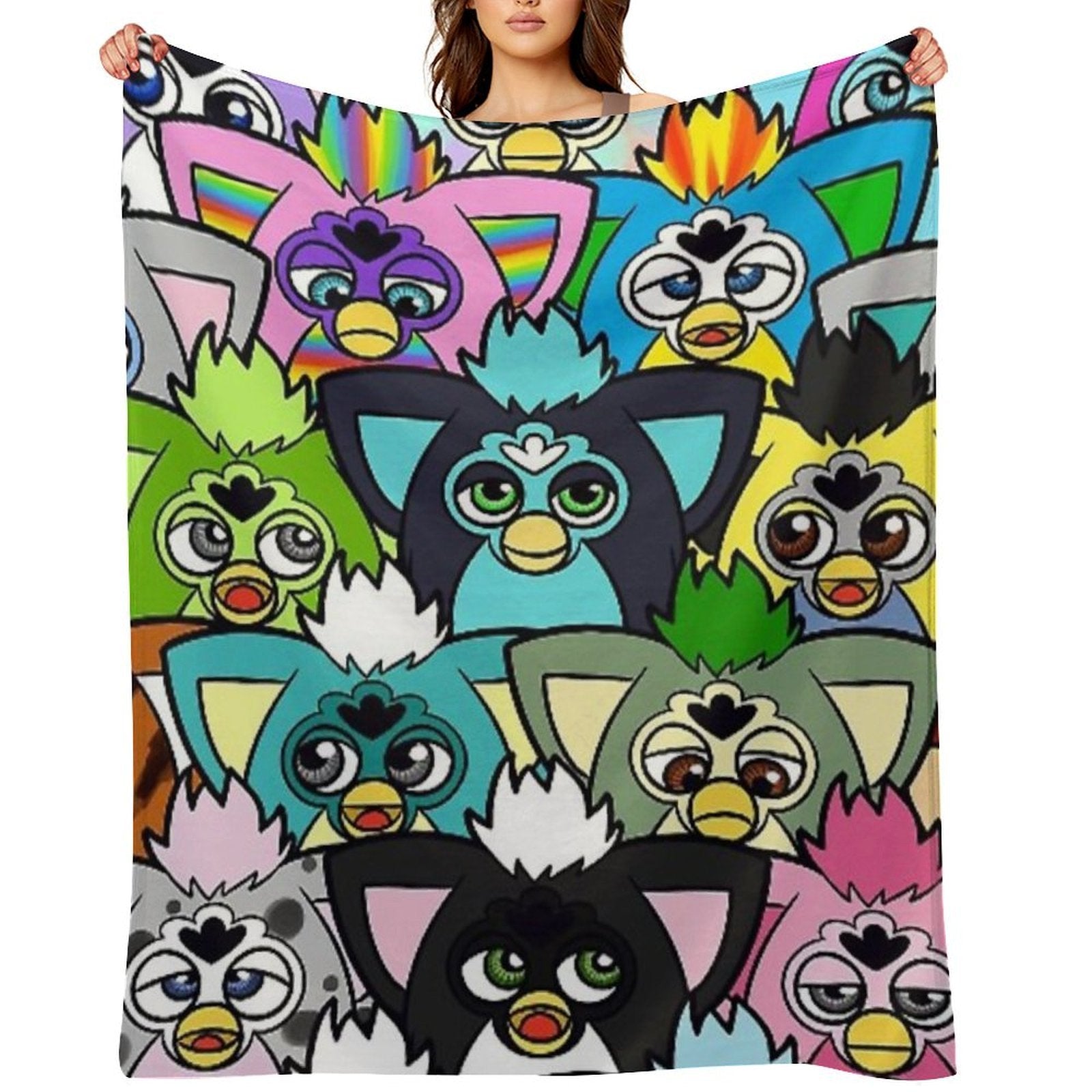 Group Furbys Eco-conscious Throw Blanket