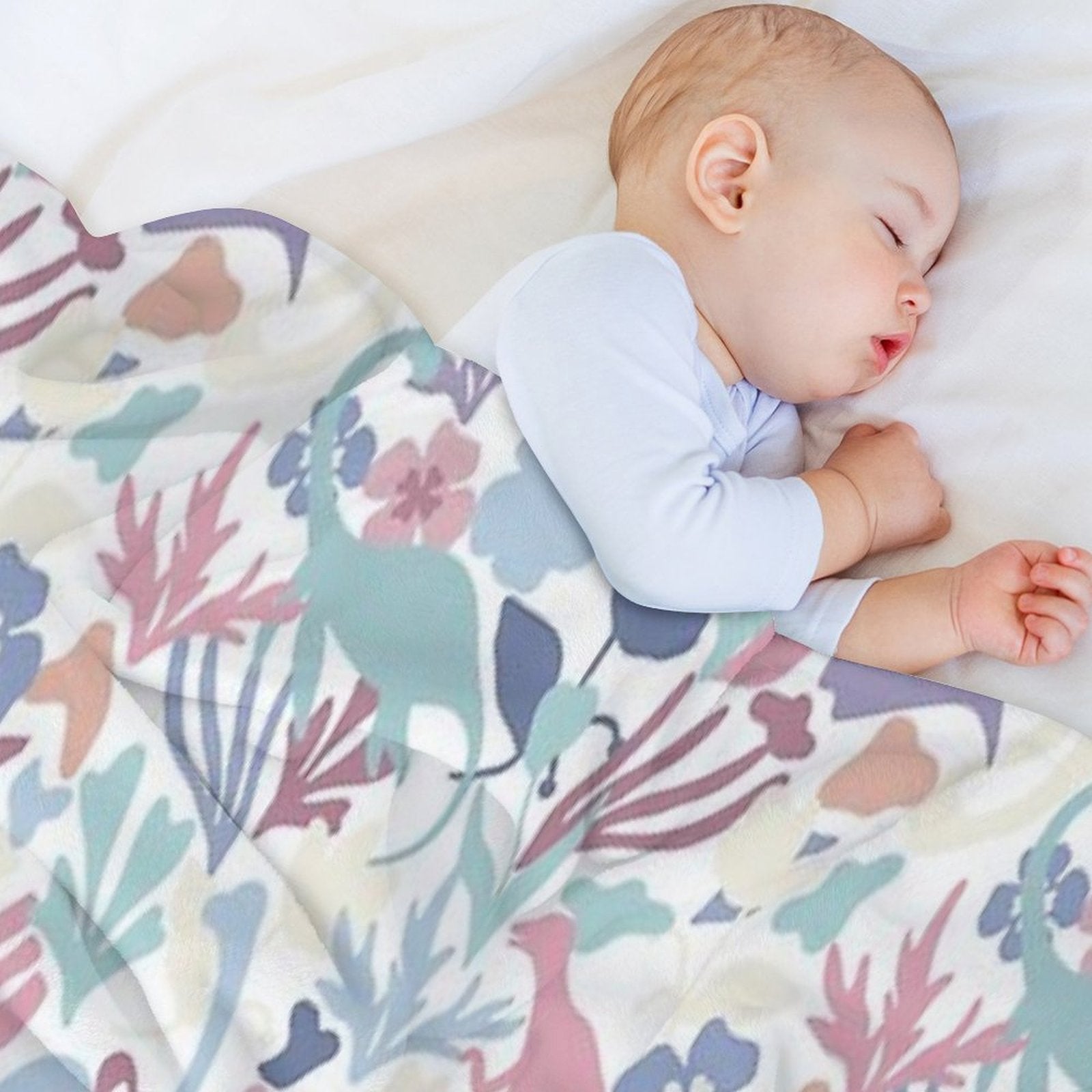 Jurassic Garden Pattern Comfort Throw Blanket
