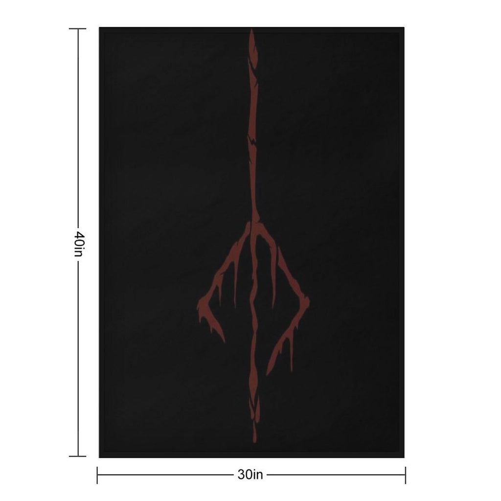 Bloodborne Hunter’s Mark Lightweight Throw Blanket