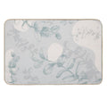 Abstract Eucalyptus  Long-Lasting Bath Mat