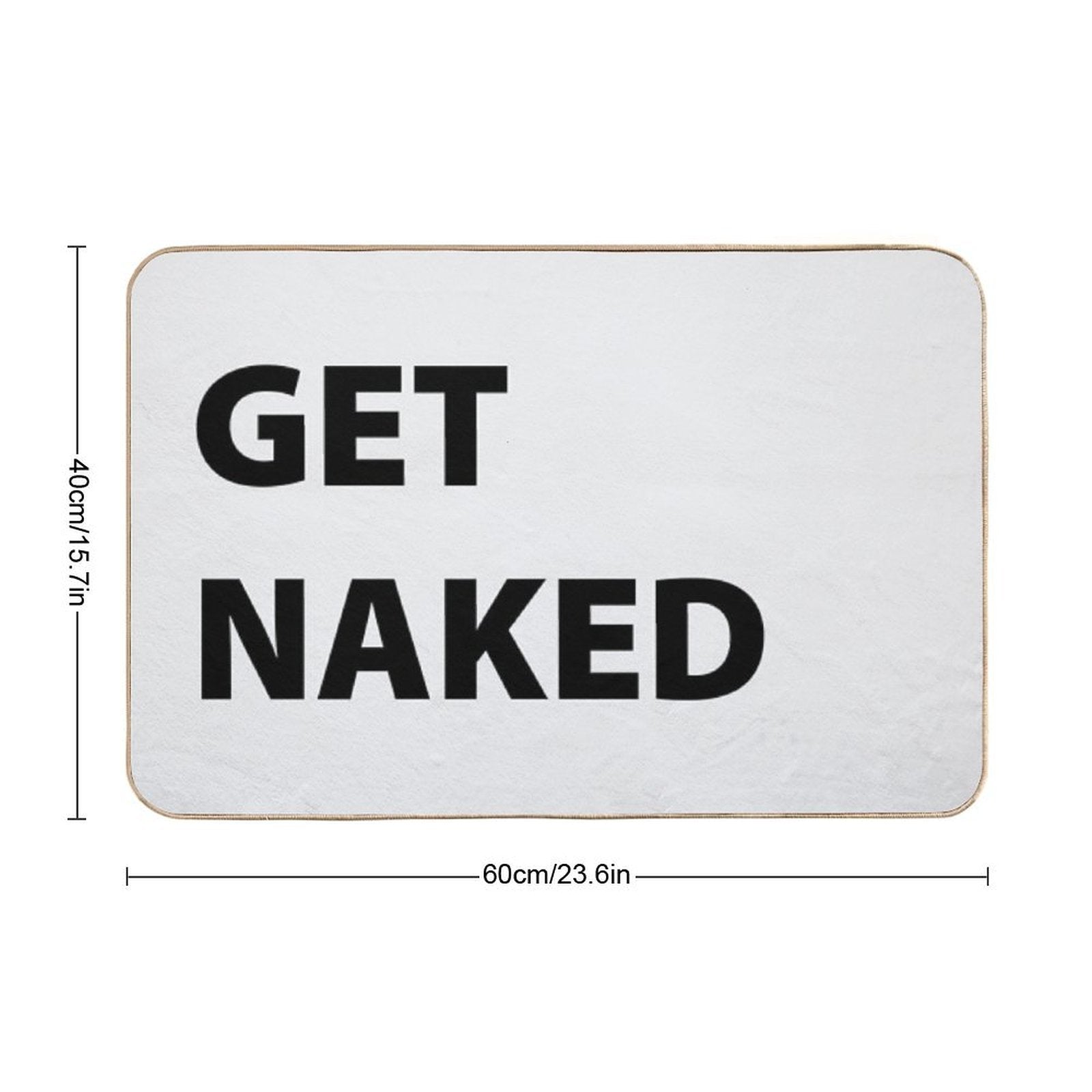 Get Naked  Dirt-Trapping Bath Mat