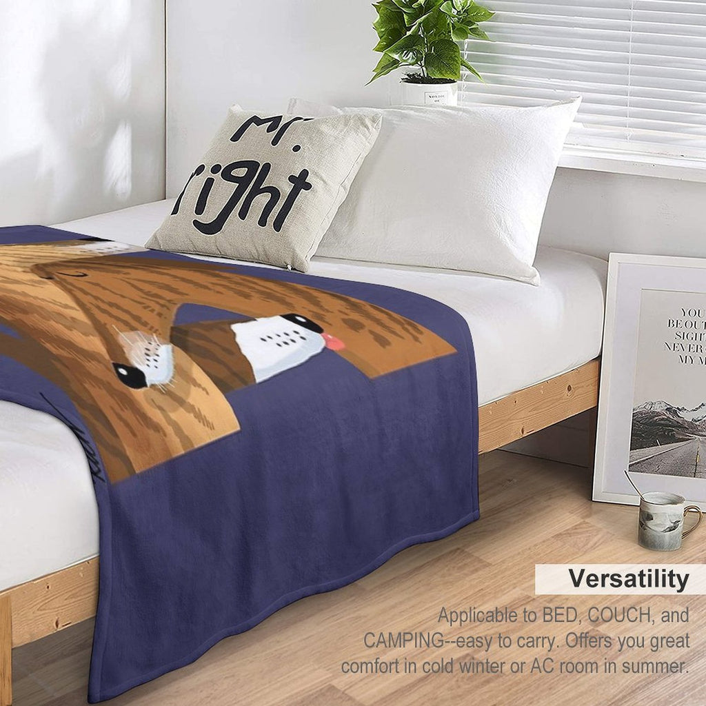 Brindle-ish Allsorts Shrink-resistant Throw Blanket