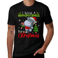 I Want A Hippopotamus For Christmas Hippo Candy Santa  Breathable T-Shirt
