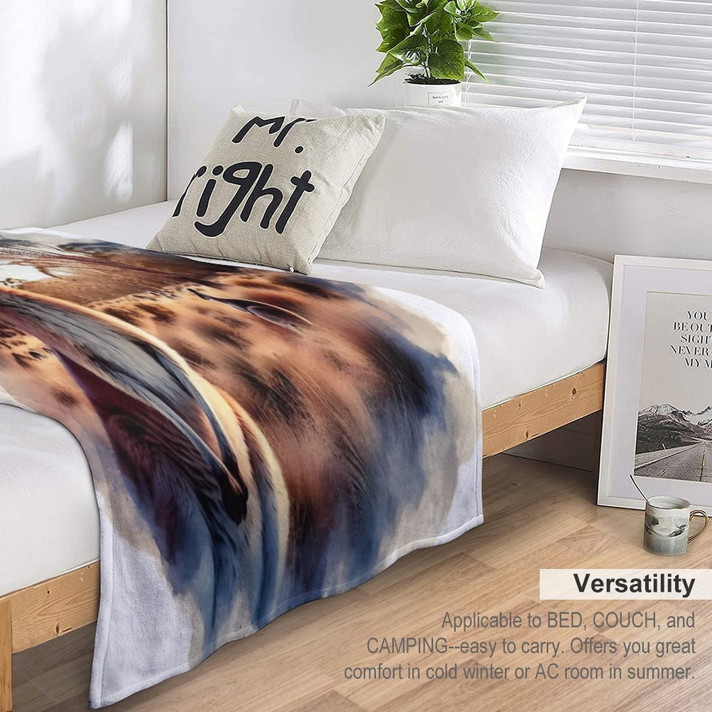 Kangaroo Plush Throw Blanket
