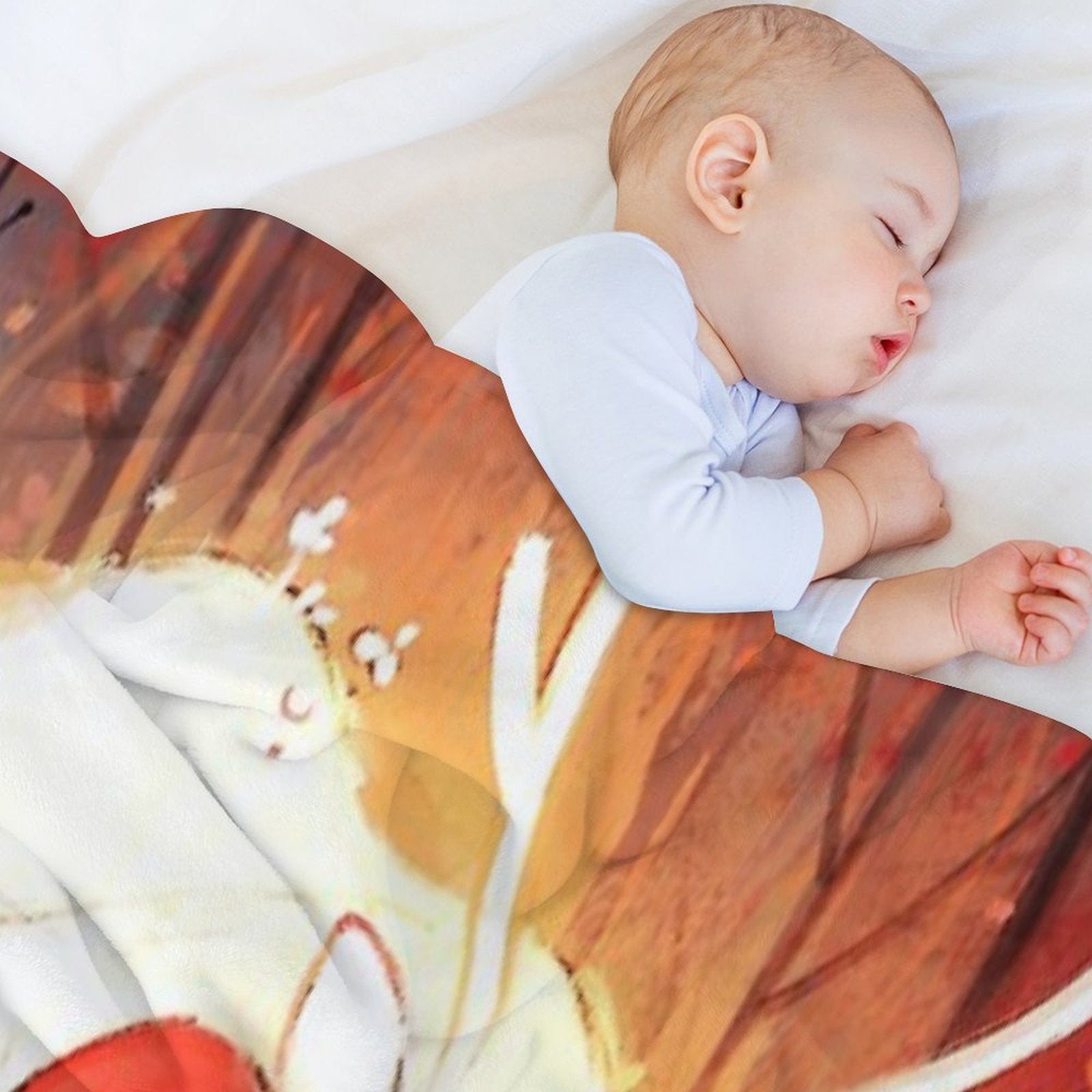 Heart of Fall Plush Throw Blanket