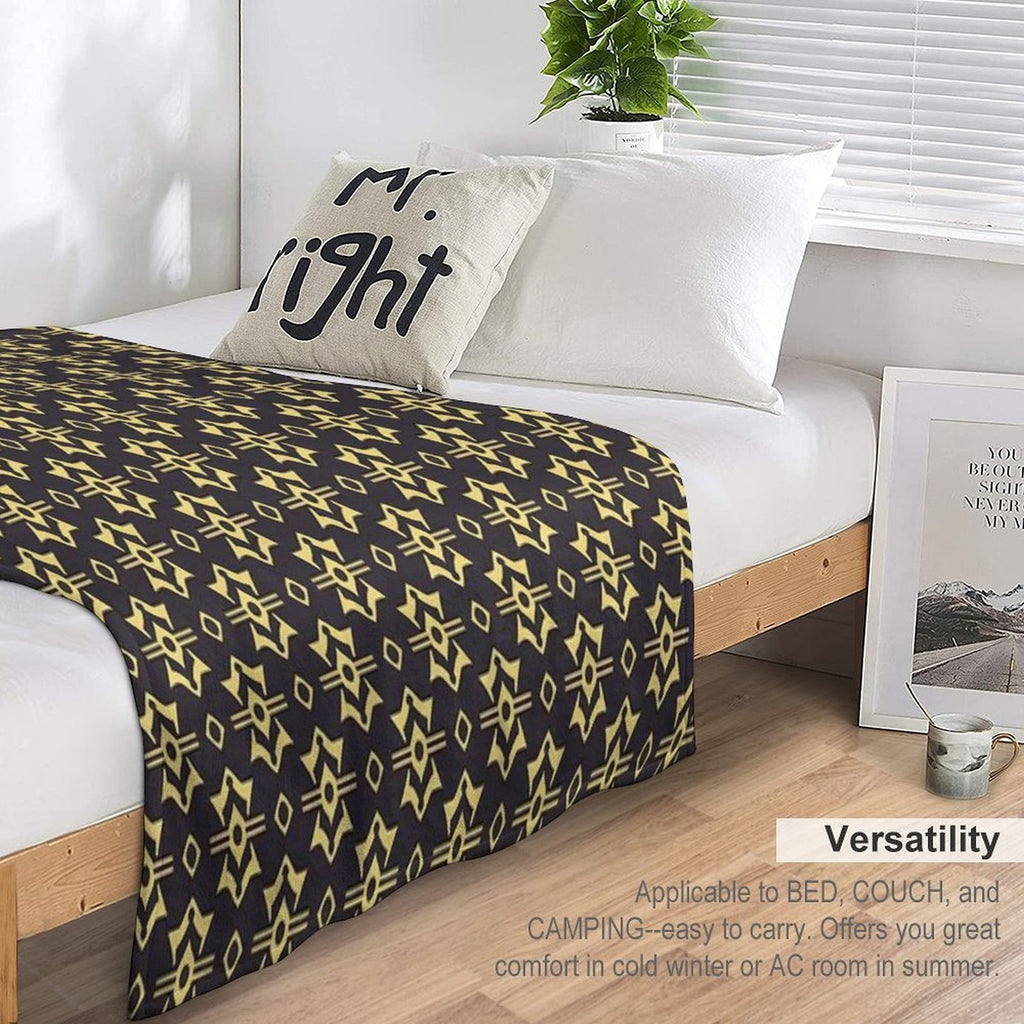 Repeating Pattern Comfort Throw Blanket