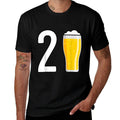 Cool Drinking Beer Graphic Funny Finally Legal 21st Birthday Comfortable T-Shirt