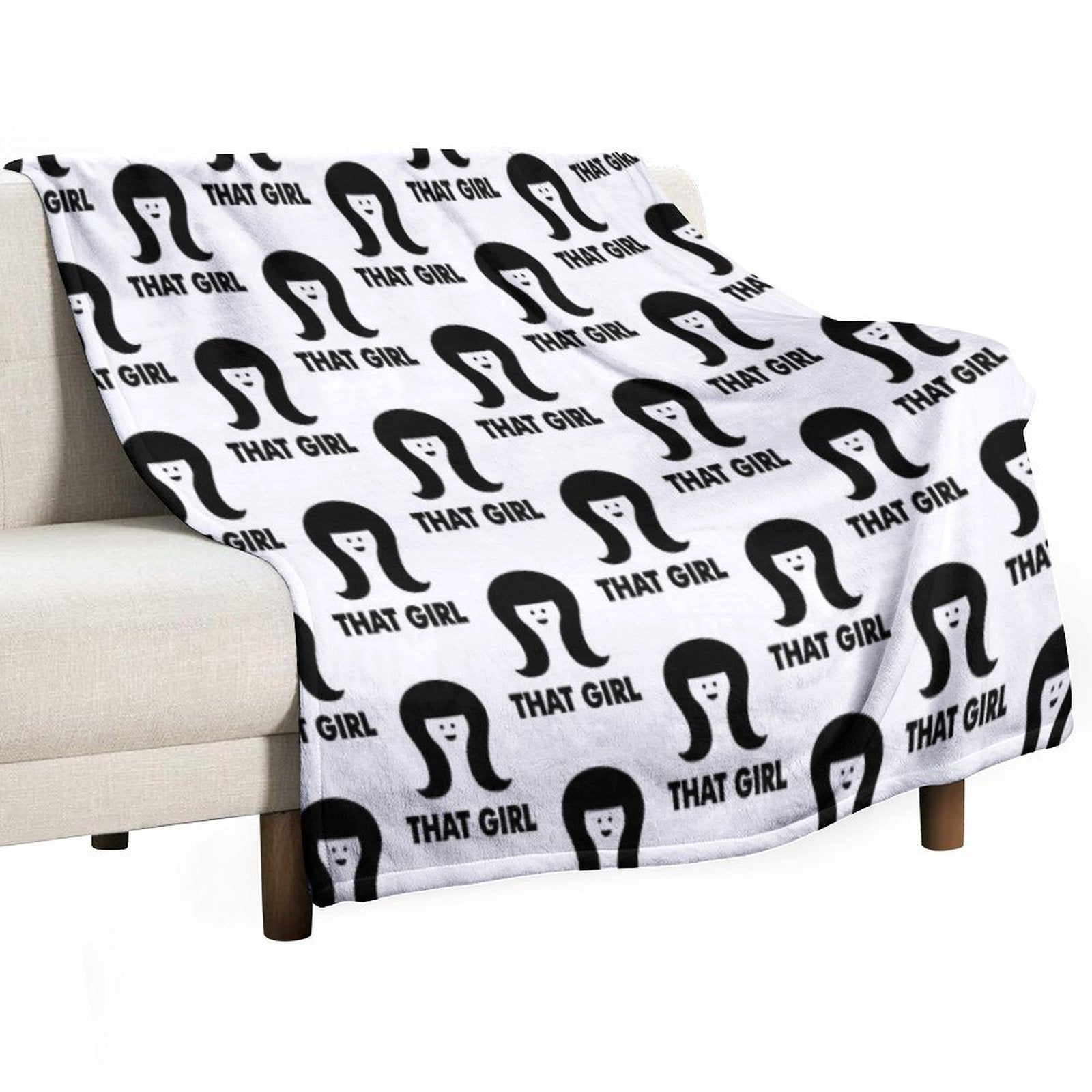 THAT GIRL Lightweight Throw Blanket
