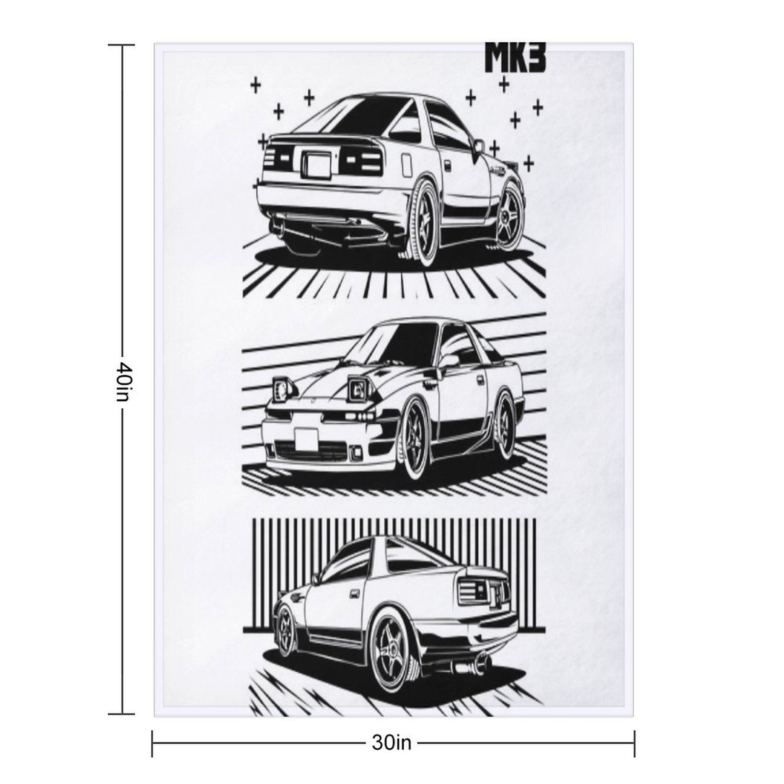 Supra MK3 Versatility Throw Blanket