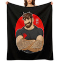 ADAM LIKES CROSSING ARMS Quick-dry Throw Blanket
