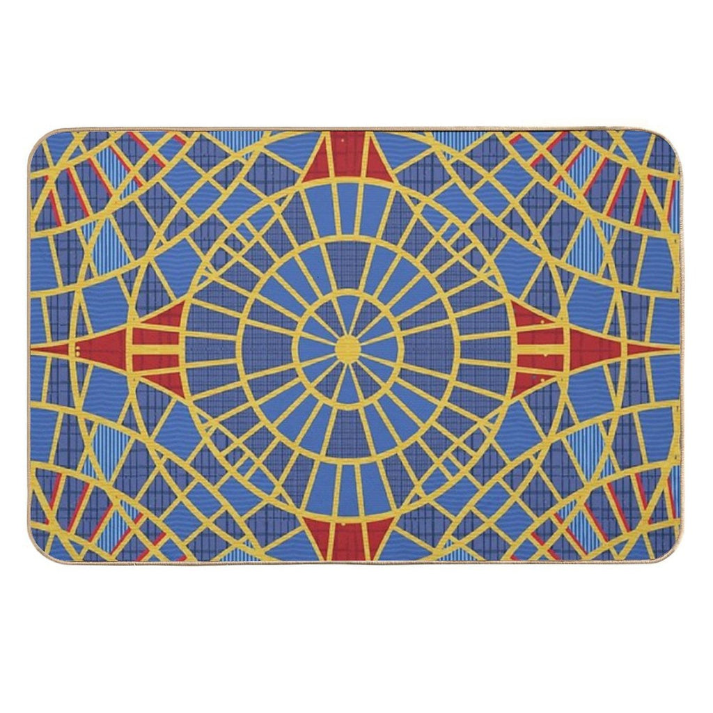 DragonCon Carpet Marriot with Details, Zoom  Fade-Resistant Bath Mat
