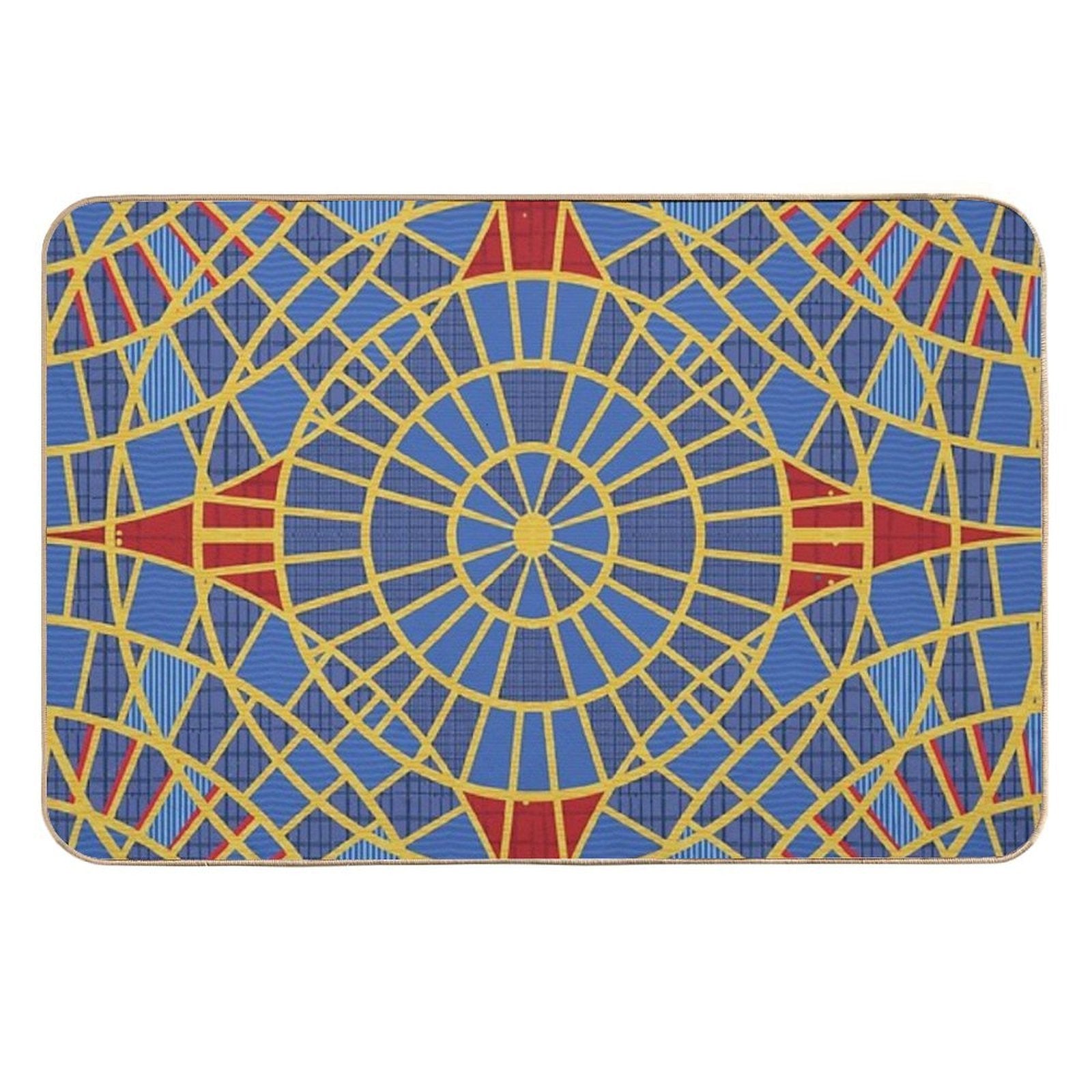 DragonCon Carpet Marriot with Details, Zoom  Fade-Resistant Bath Mat