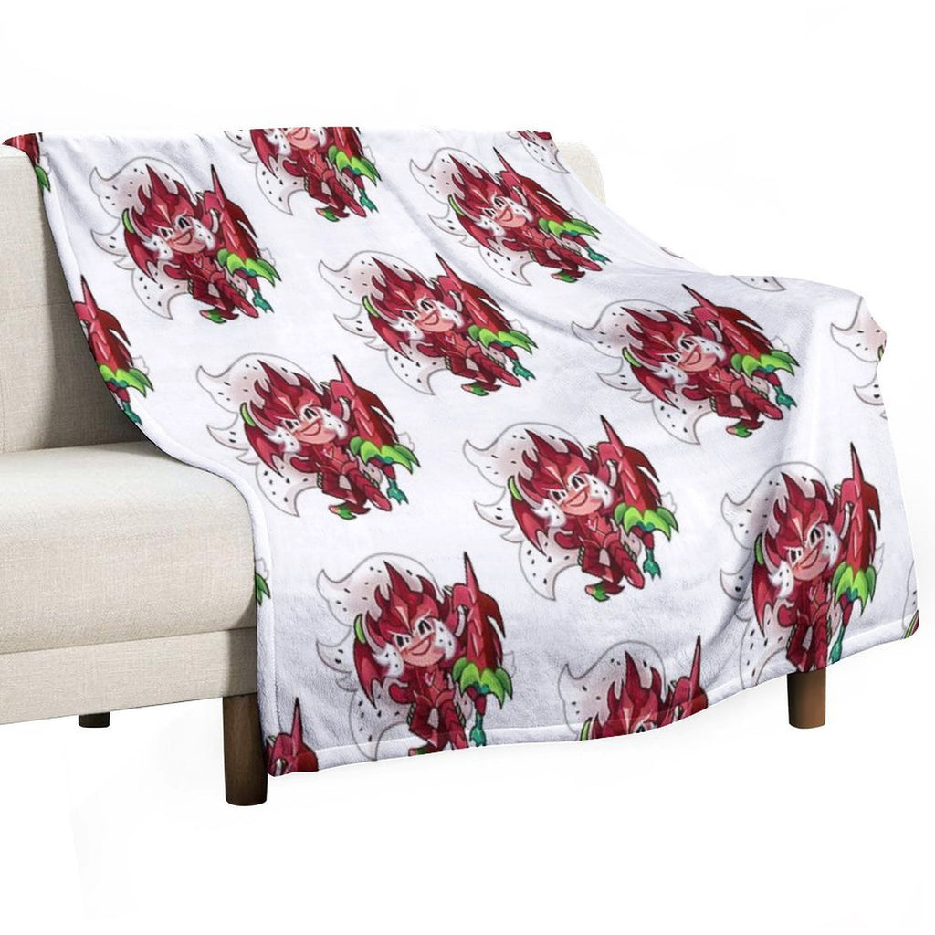 Pitaya Dragon Cookie Durable Throw Blanket