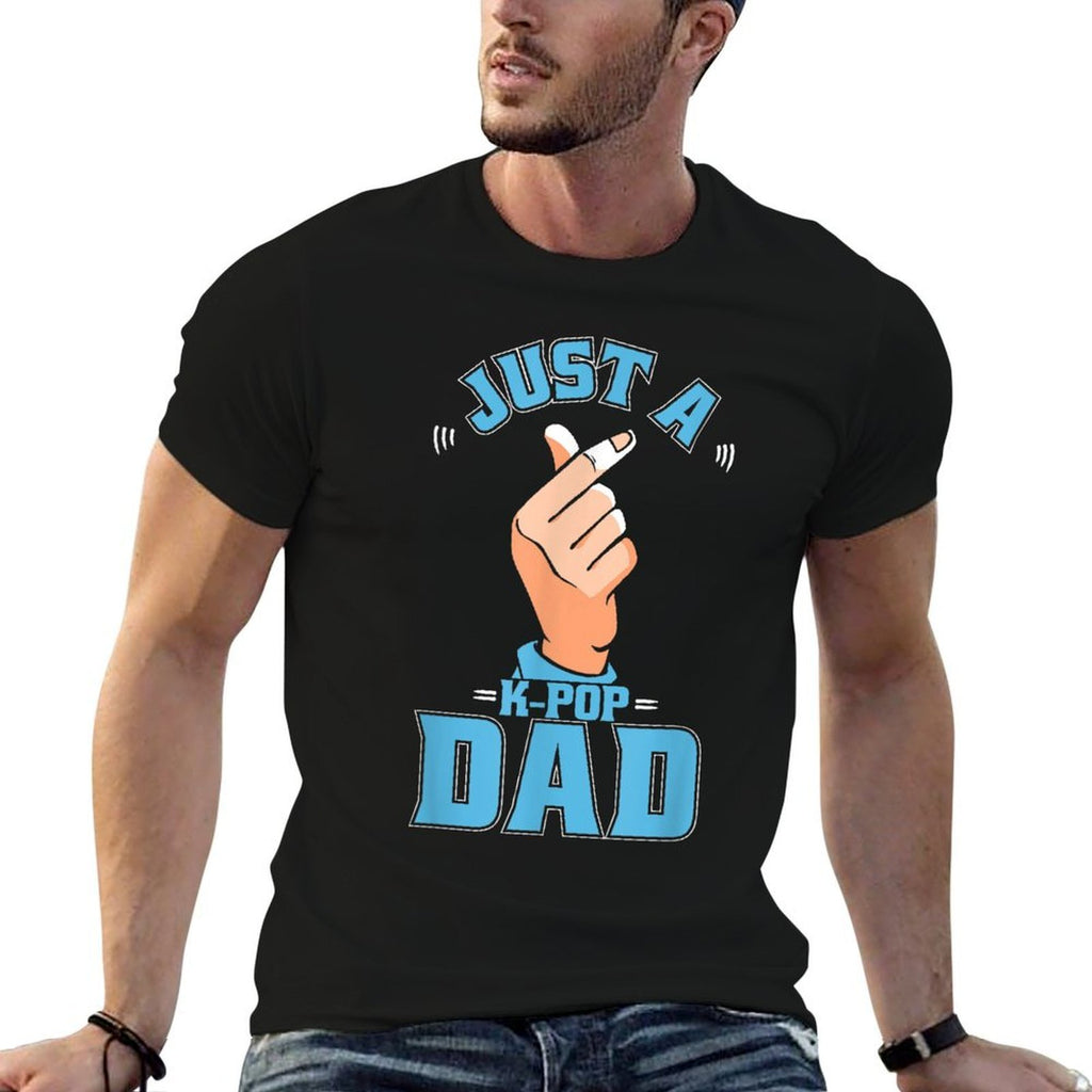 K Pop - Korean Music Just A Kpop Dad  Classic T-Shirt