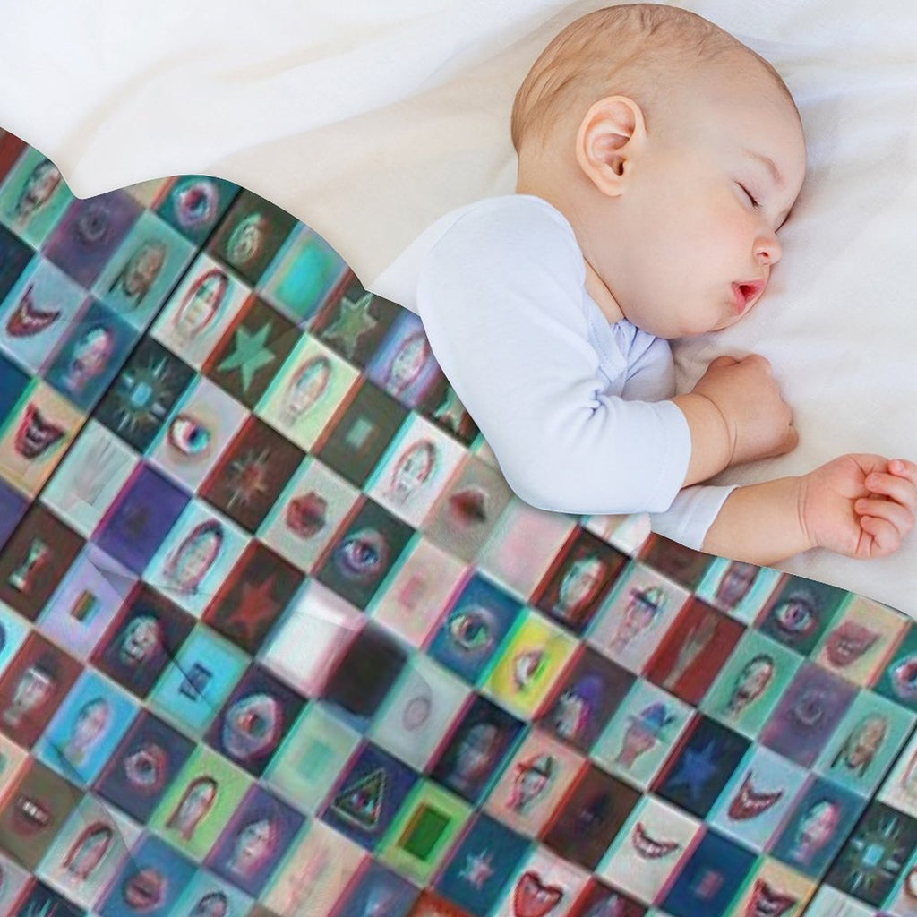 Chessboard Tapiz 3d 1 Machine-washable Throw Blanket