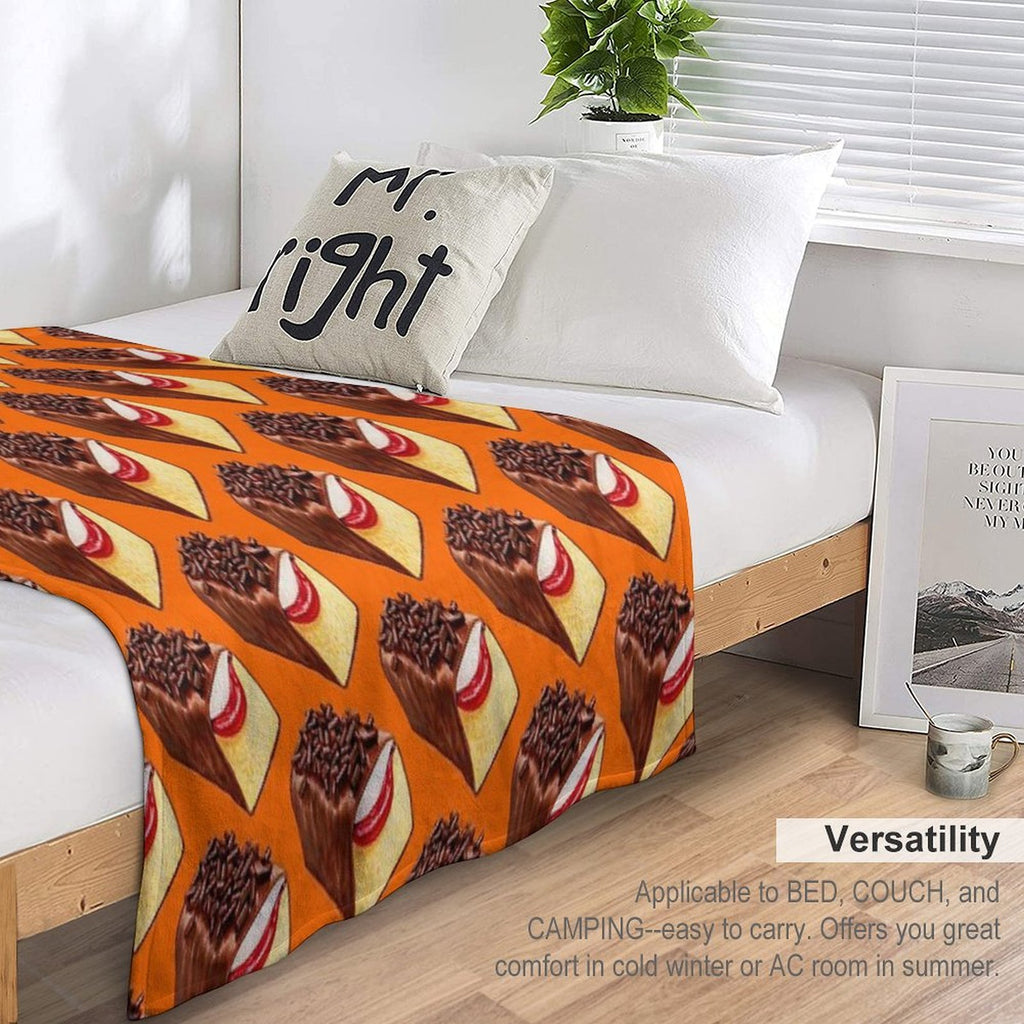 Gansito - Orange Premium Throw Blanket