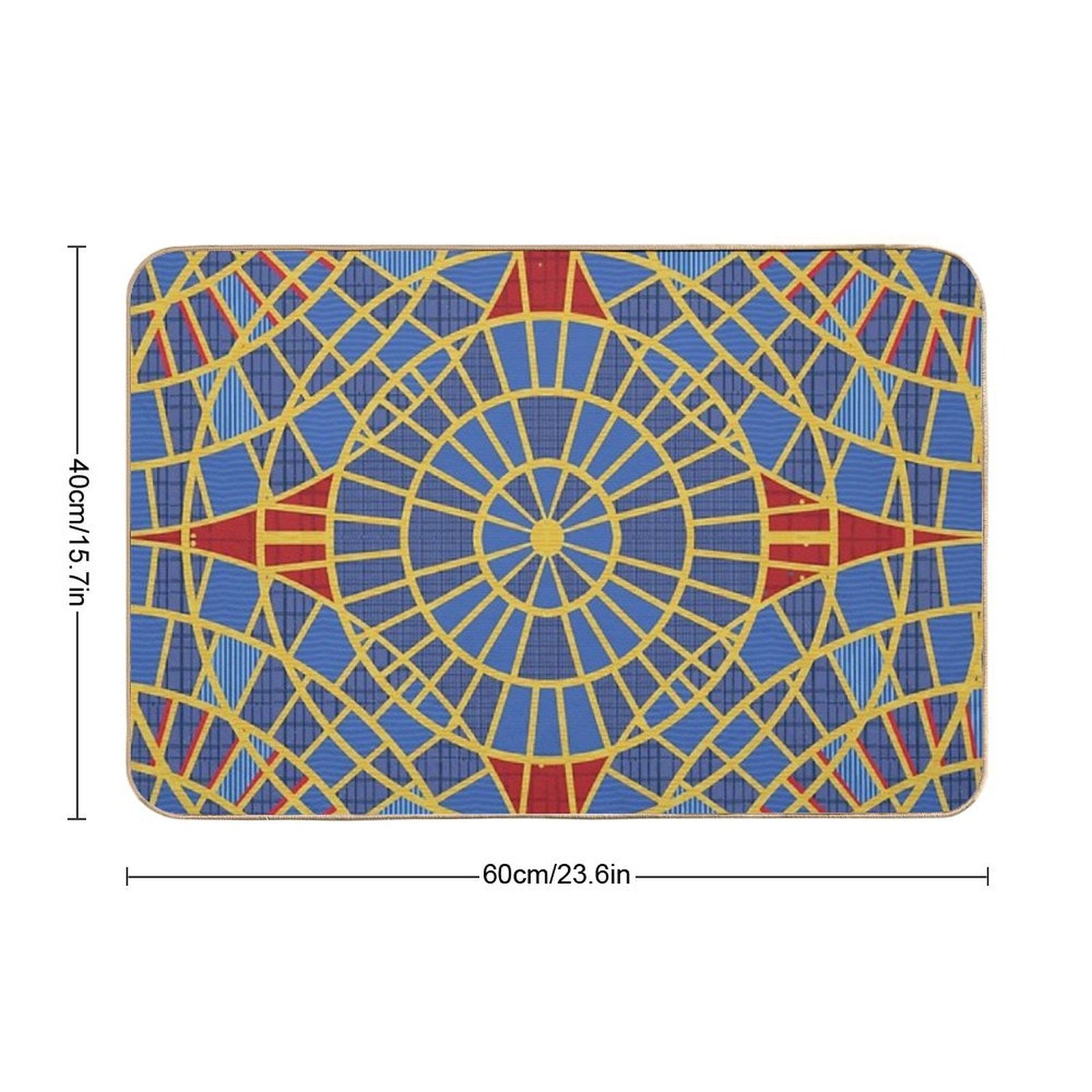 DragonCon Carpet Marriot with Details, Zoom  Fade-Resistant Bath Mat