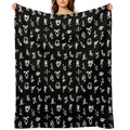 Shadowhunters, Shadowhunters Runes, Mortal Instruments Eco-conscious Throw Blanket