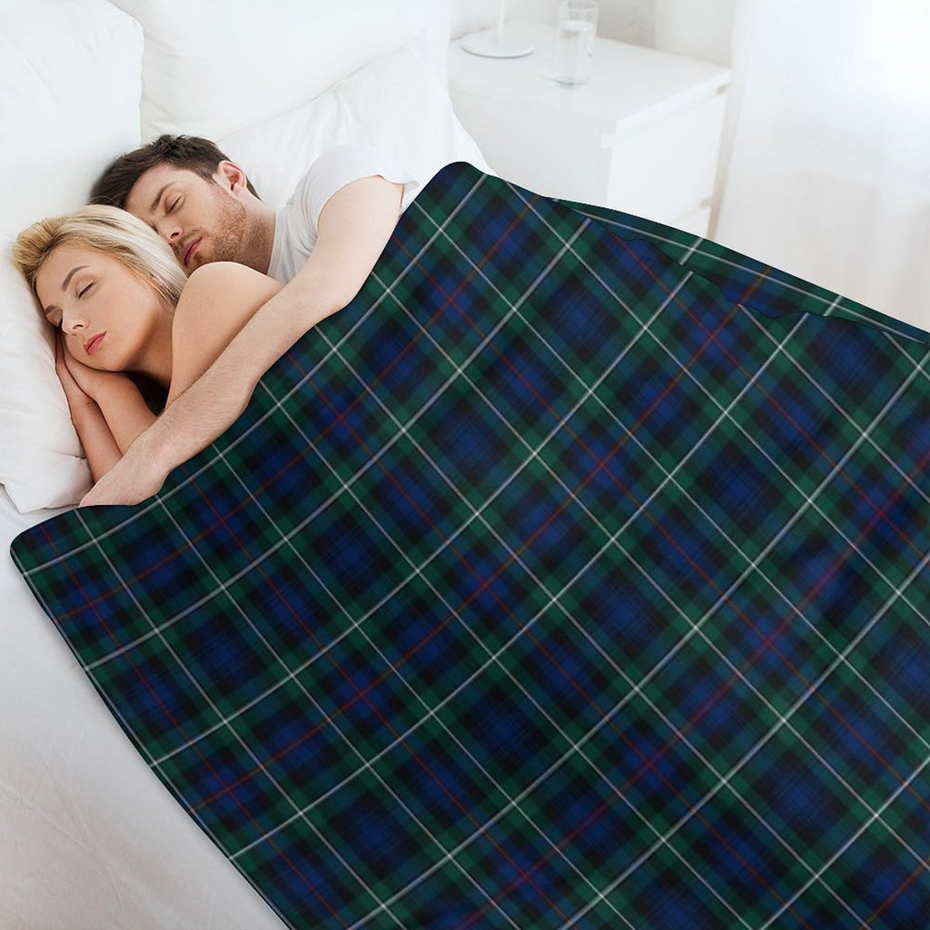 Clan Mackenzie Tartan Lightweight Throw Blanket