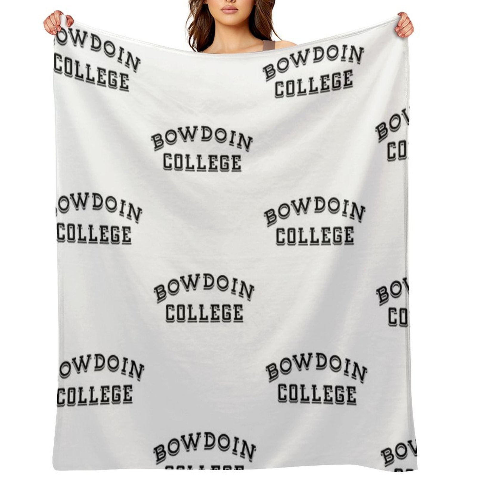 Bowdoin College Sustainable Throw Blanket