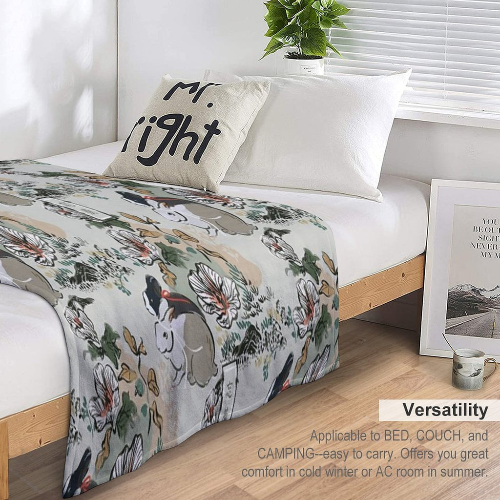 WangXian [SEAMLESS TRADITIONAL] Quick-dry Throw Blanket