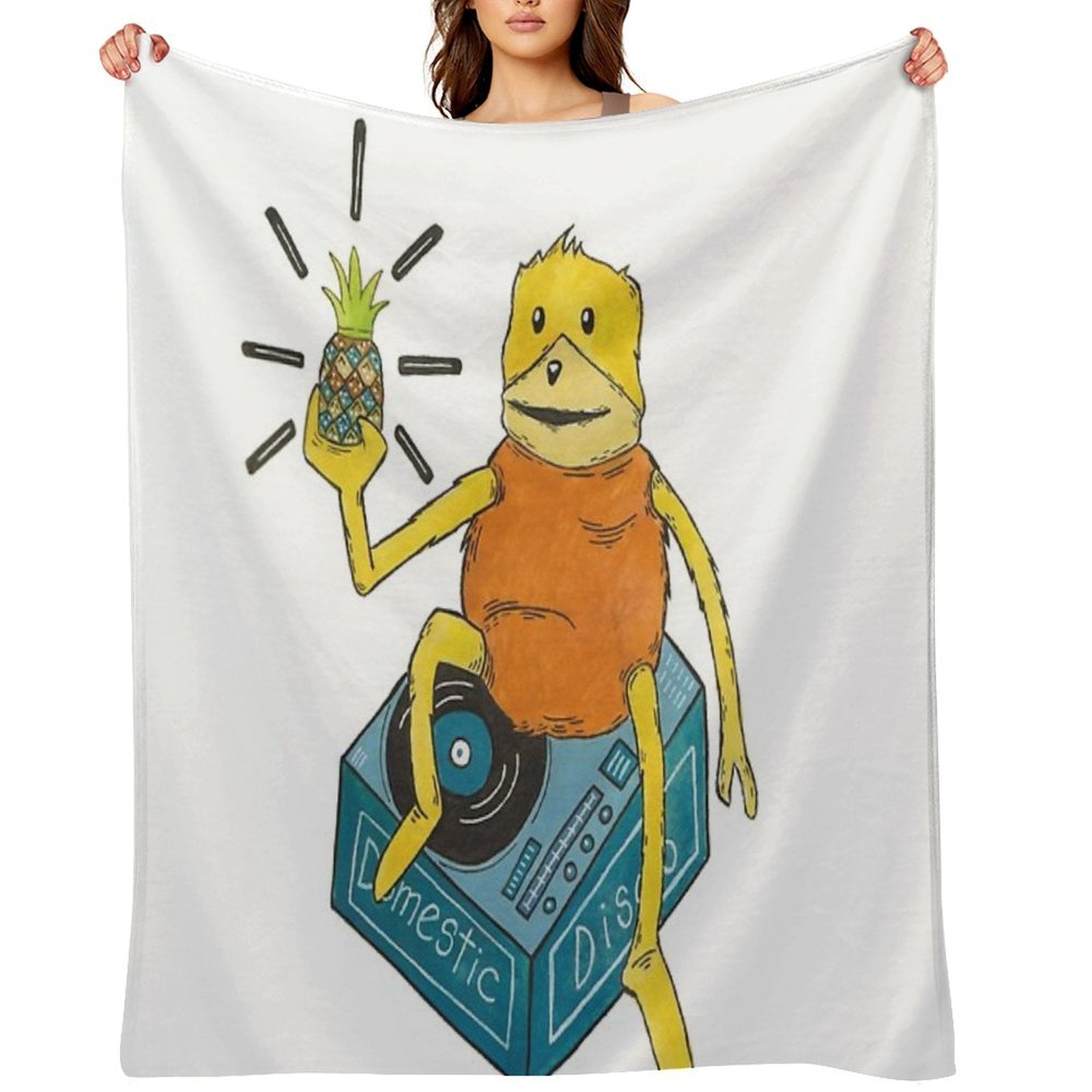 Flat Eric Compact Throw Blanket
