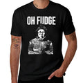 A Christmas Story Oh Fudge Black  White Ralphie Holiday  Graphic-printed T-Shirt